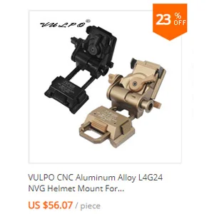 VULPO Taktischer Helm Vas Shroud Drei-Loch L4G24 NVG Mount Adapter für FAST MICH AF Wendy Helm – Detail 3