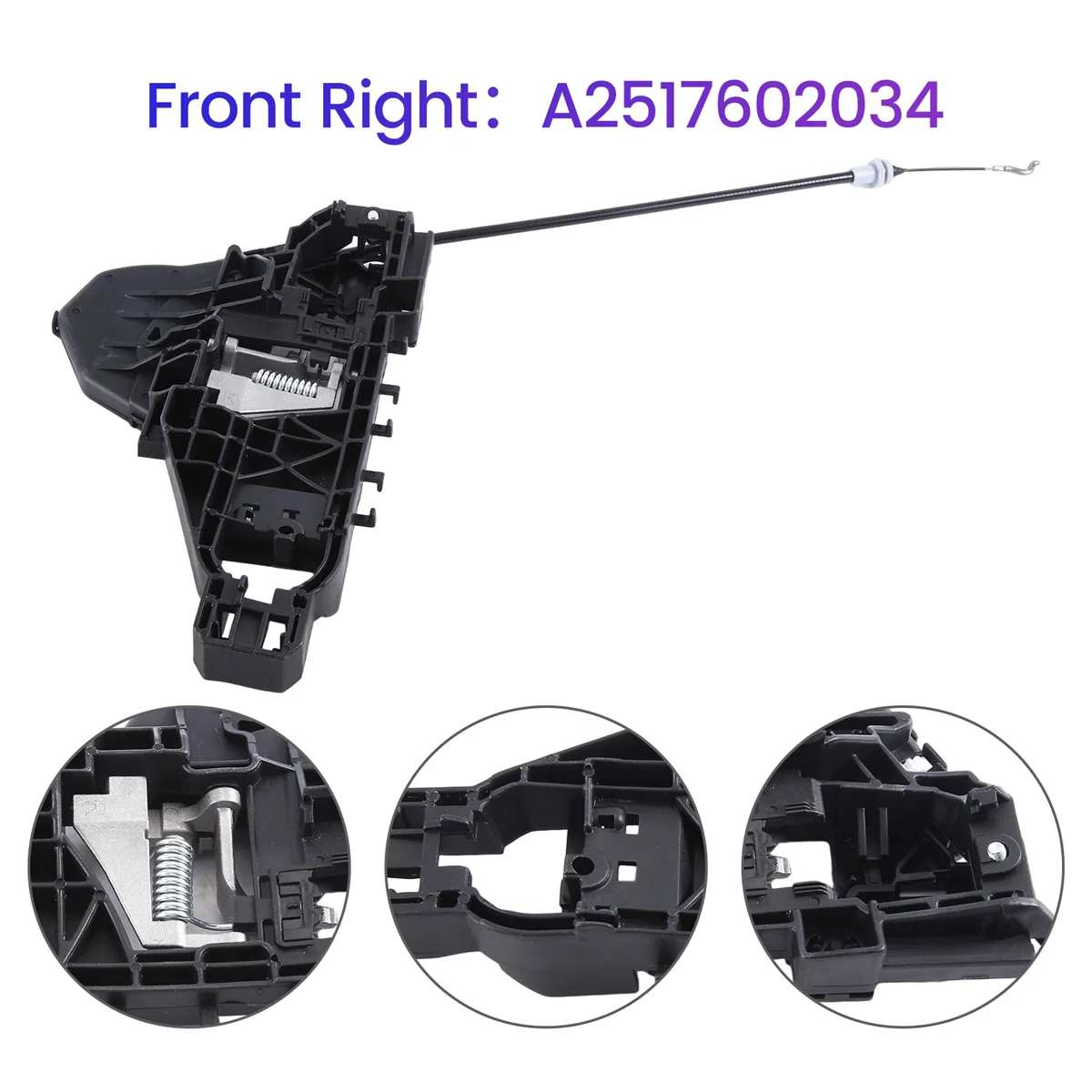 

Car Door Keyless Handle Bracket for MERCEDES-BENZ W251 GL450 R350 ML550 2006-2012 A2517602034 Front Right