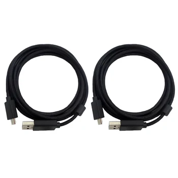 2X 2M USB Headphone Cable Audio Cable for Logitech G633 G633S Headset 1