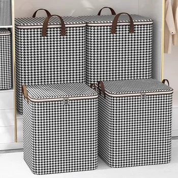 110/140/180L Vestiti Trapunta Sacchetto di Immagazzinaggio Per Uso Domestico Grande Capacità Trapunta Scatola di Immagazzinaggio Armadio Non tessuto Abbigliamento Bagagli In Movimento 1