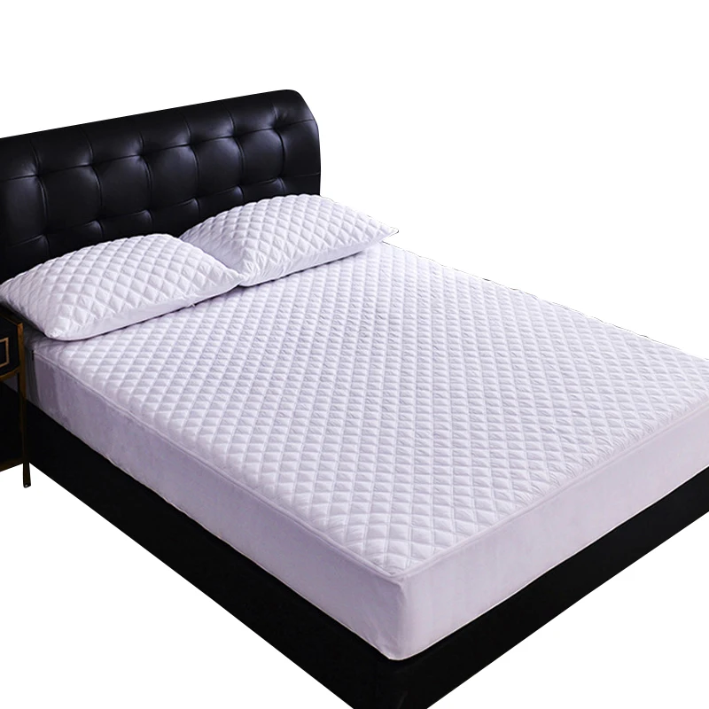 LJQAIZYL Protège Matelas 160x200 Matelassé Personnalisable Housse  Protection Matelas avec Fermeture Éclair Couvre-lit Protège-Matelas  Antidérapant