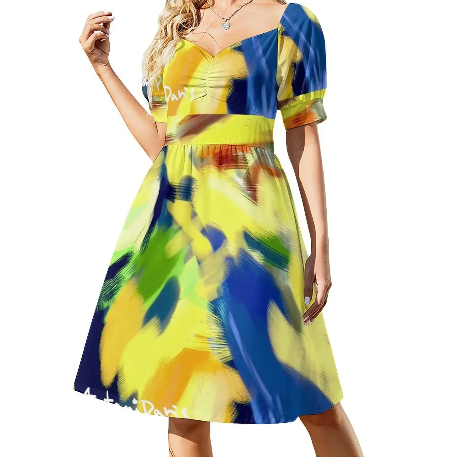 thumbnail image 1 of Color Me Happy Vestido sin mangas Vestidos para mujer Vestidos de baile Vestido de fiesta Vestido de noche, 1 of 7
