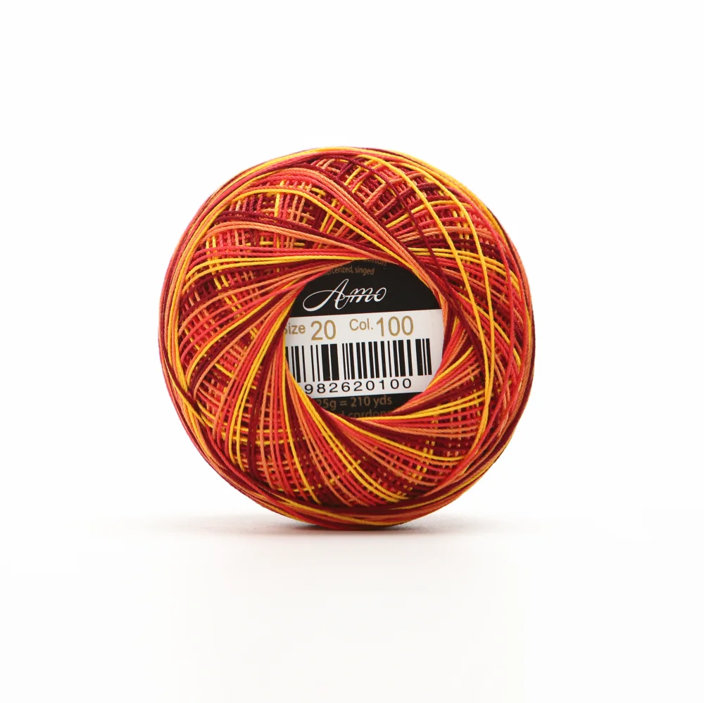Amohilos Größe 20 Doppel Mercerisierter Ägyptischer Baumwolle Häkeln Faden Perfekte Occhi Nadel Projekte 25 Gramm 210 Yards Ball – Detail 8