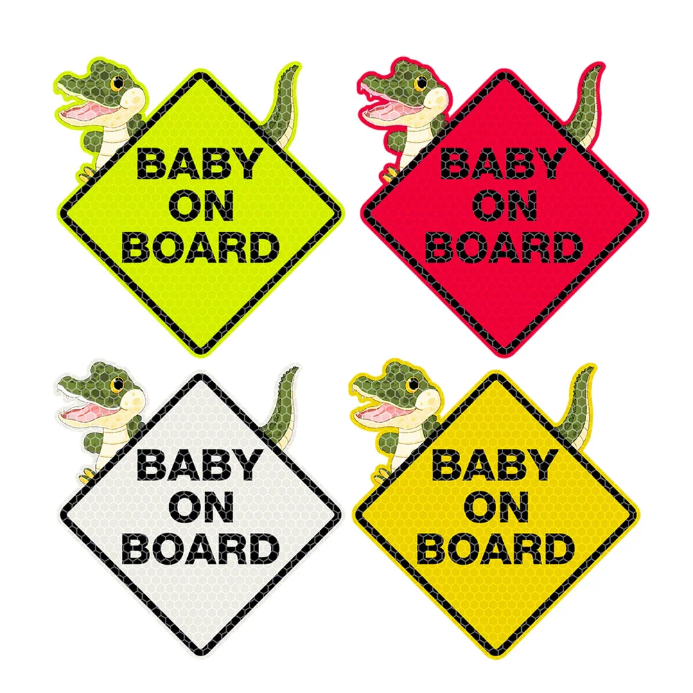 Autocollant de voiture pour bébé, panneau d'avertissement de sécurité, pour  conduite en toute sécurité, pour fenêtre de véhicule, accessoires de voiture  - AliExpress