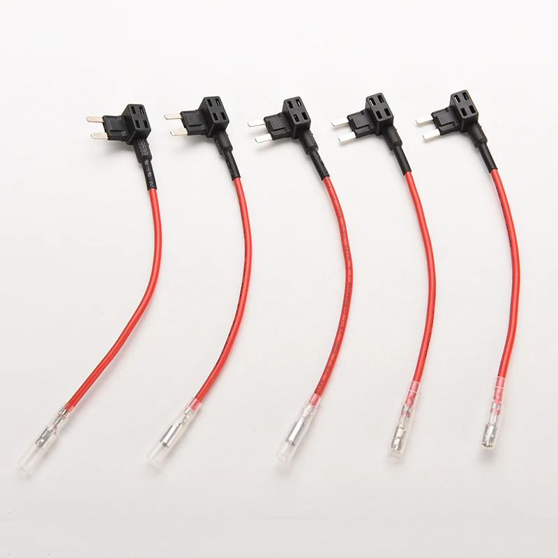 MINI ATM Fuse Tap Adapter Dual Circuit Wire Holder Electronic Device for Car Truck Boat Auto 1Pc for fuse holder car fuses kit