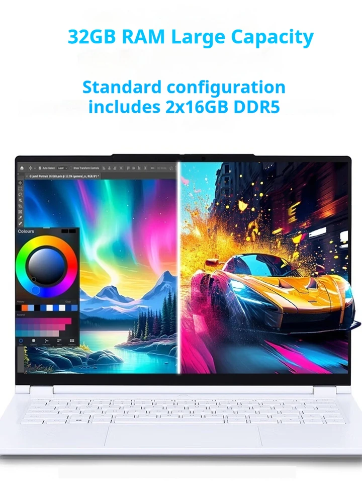 MECHREVO 14X 14 Inch AMD R7-8745HS CPU 32GB RAM 1TB SSD 2.5K 120Hz