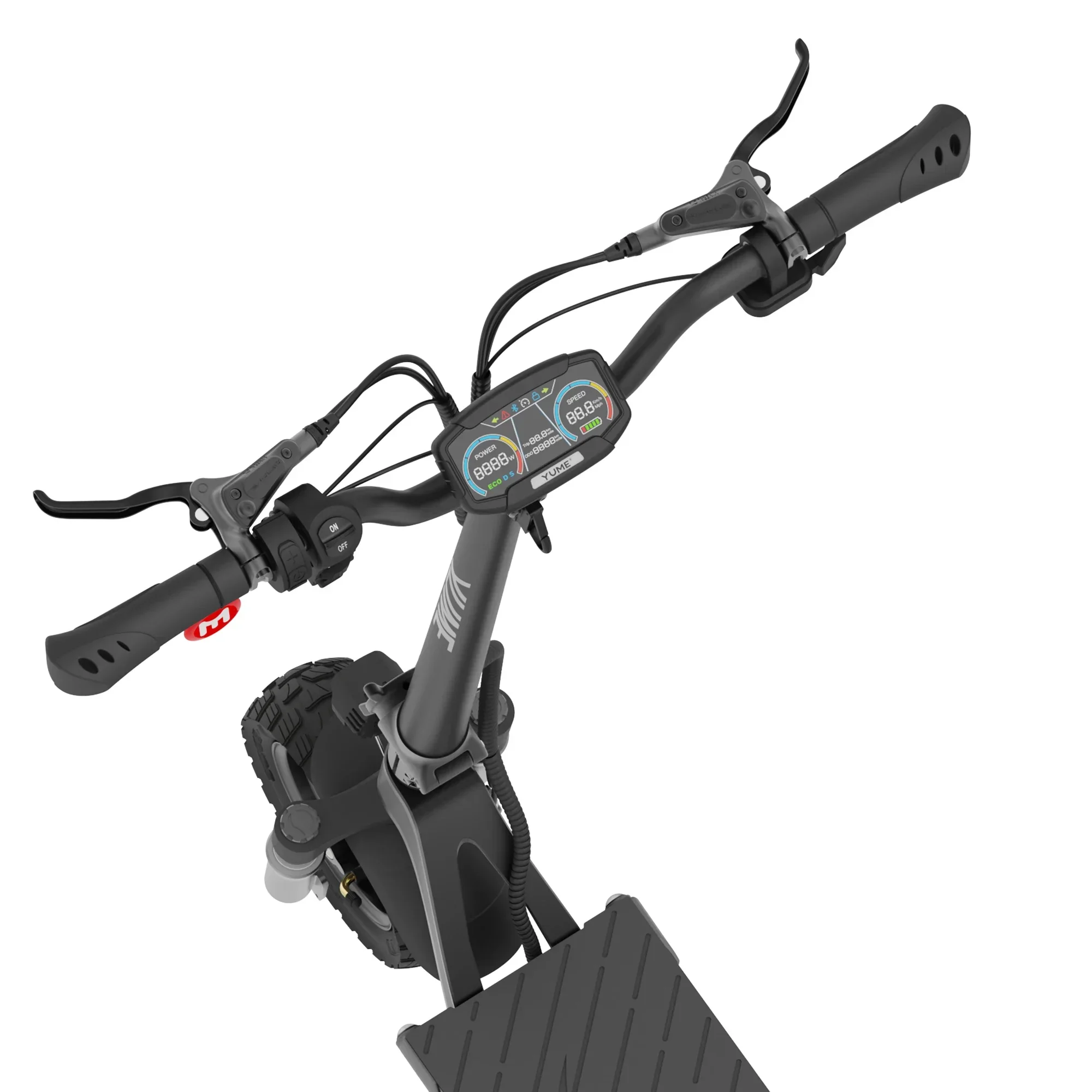 YUME Swift 1200W New City Electric Scooter 48V-22.5AH Maximum Speed 60KM/H Maximum Range 75KM NFC Unlocked