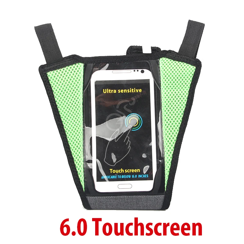 Indoor Cycling Sweat Guard Strap Cover with Touchscreen Phone Holder