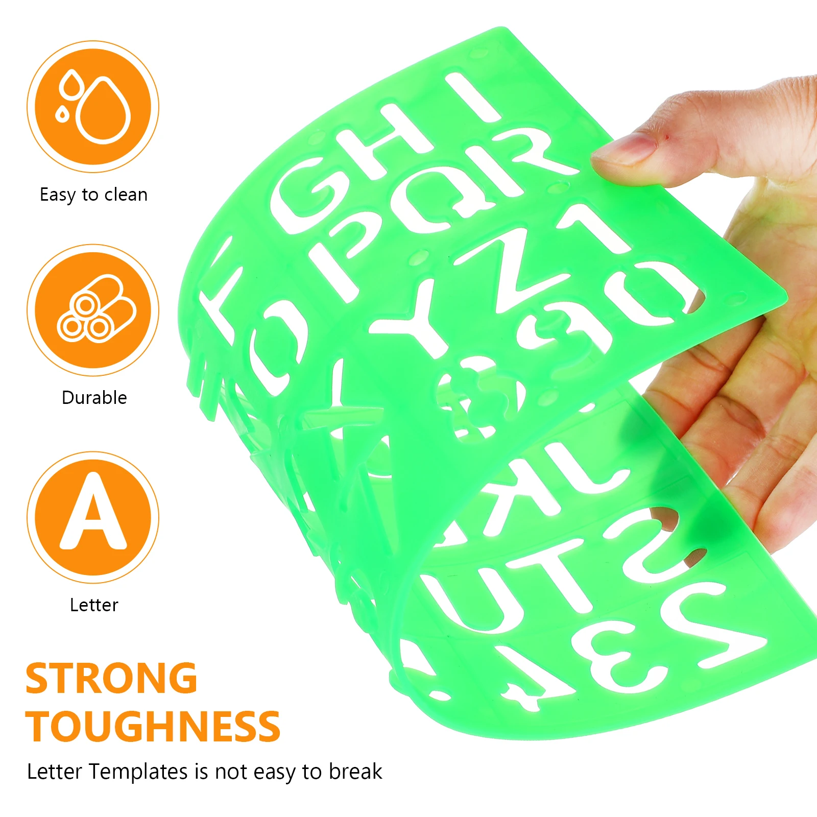 4Pcs Printing Stencils Letter Templates For Painting Compact Spray Letter Templates For Painting Household Printing