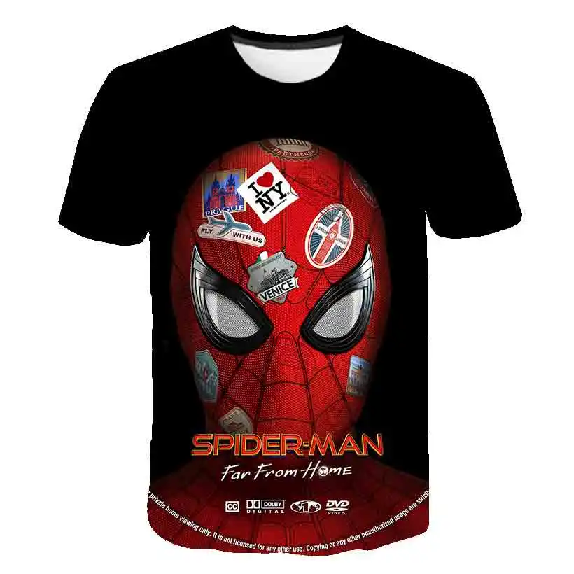 children's age t shirt	 Kids Mαrvel- Spidermαn T-Shirts Children Tops Clothes Tee Baby Boys Girls Short Sleeve Tshirt 4-14 Years Old Child Clothing tank top girl cute	