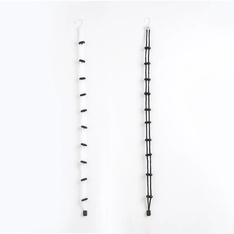 Home socks hanging rope creative multi-function washing clothes basket net washing socks drying socks rack Divider Dry Tools 6