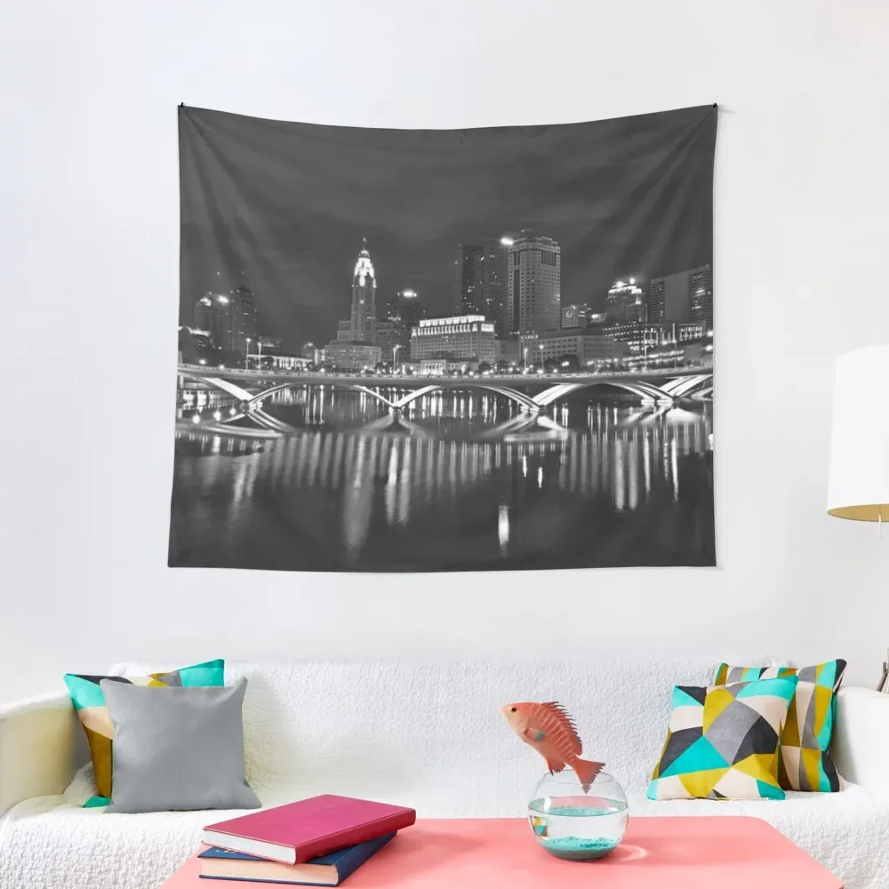 

Columbus in Black and White Tapestry Room Decorations Aesthetics Bedroom Decorations Room Ornaments Home Decorating Tapestry