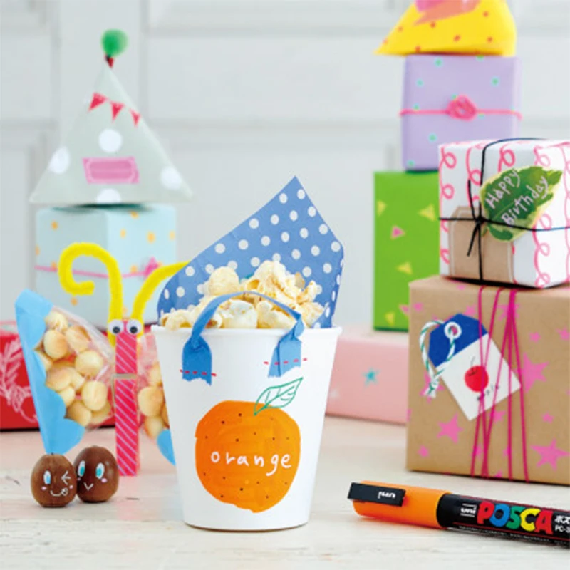Uni Posca 페인트 마커 펜, 초미세 포인트 PC-1M, 8/12 색, 바위 머그잔, 세라믹 유리 목재 패브릭, 금속 페인팅, 속건성