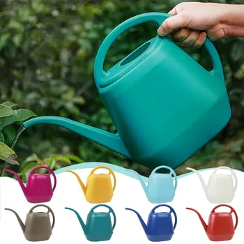 Home Garden 4L Watering Can Long Mouth Large Capacity Plant Sprinkler Garden Tool Lightweight Watering Pot