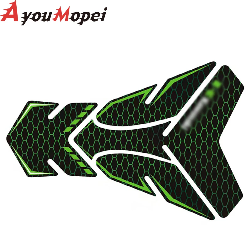 Motorcycle Fuel Tank Stickers Motorcycle 3D Printing Tank Pad Sticker Decal Gas Oil Cap Decoration for Kawasaki ZX25R ZX-25R ZX 25R