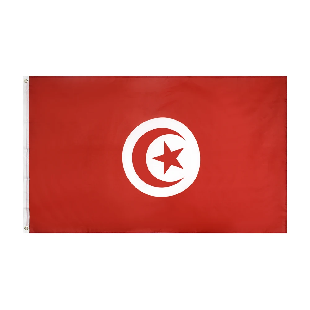 

90x150cm Tunisia Tunisie Flag Home Decorative Flags Banners