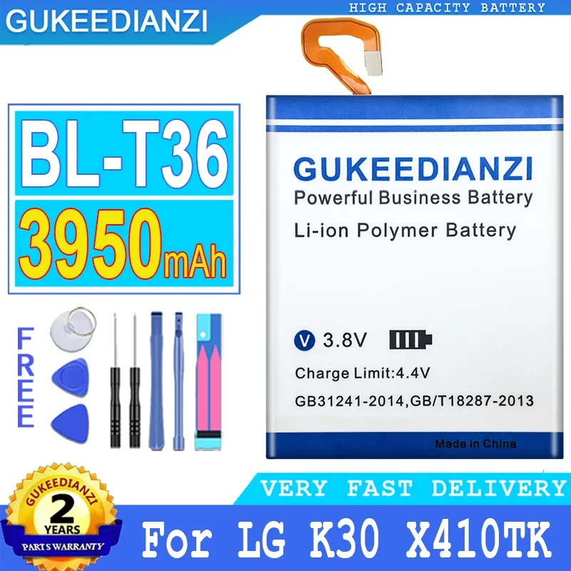 Sostituzione Bl-T36 Batteria Del Telefono Cellulare Da 3950Mah Per Batterie Lg K30 K 30 X410Tk X410 P Hoenix Pluss Smartphon