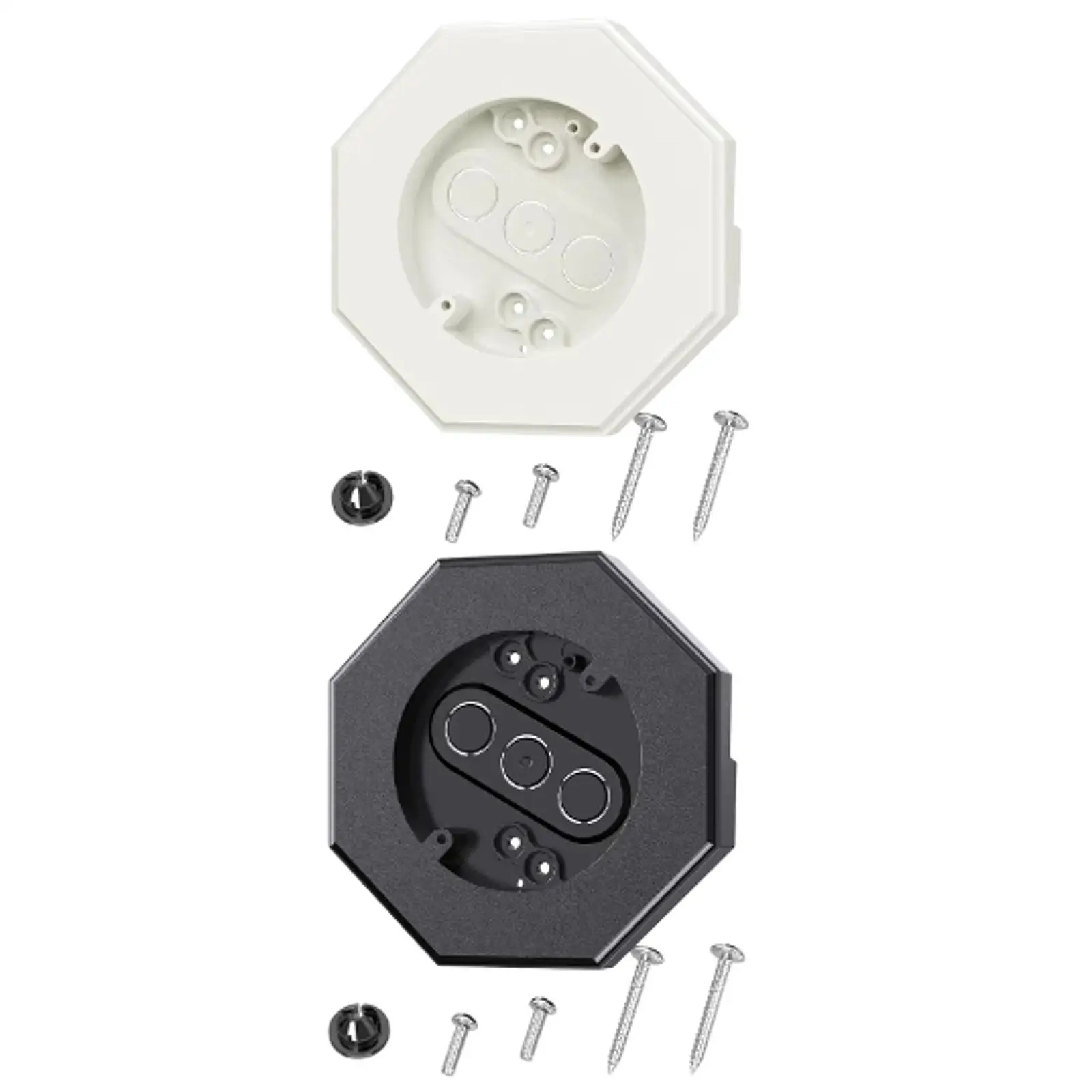 Vinyl Siding Mounting Blocks with Built in Electrical Box Professional Light Mounting Kit Vertical Siding Lamps Plate
