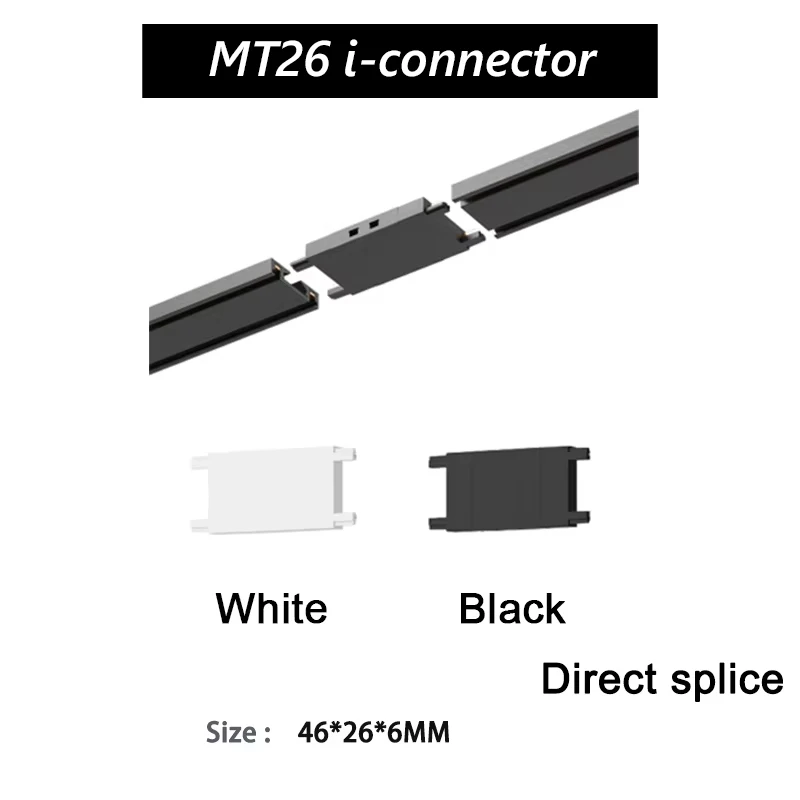 T26 الذكية المغناطيسي أضواء المسارات عكس الضوء سطح السقف جبل الألومنيوم LED DC48V اليكسا تويا زيجبي الفيضانات الأضواء أسود أبيض