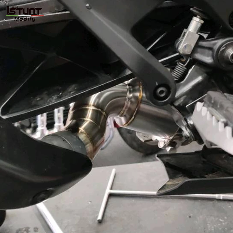 For KTM 390 Adventure 250 Adventure 250 390 ADV RC 250 390 2020 2021 2022 2023 Motorcycle Exhaust Pipe Connect Original Muffler - Image 2