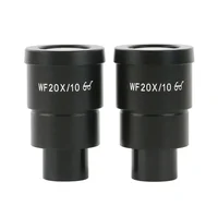 2PCS WF5X WF10X WF15X WF20X WF30X Wide Field Eyepiece For Binocular Trinocular Stereo Microscope 30MM Installation Interface 4