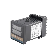 REX-C100 디지털 PID 온도 컨트롤러 온도 조절기 SSR 출력 Max.40A SSR 릴레이 K 열전쌍 프로브 고품질