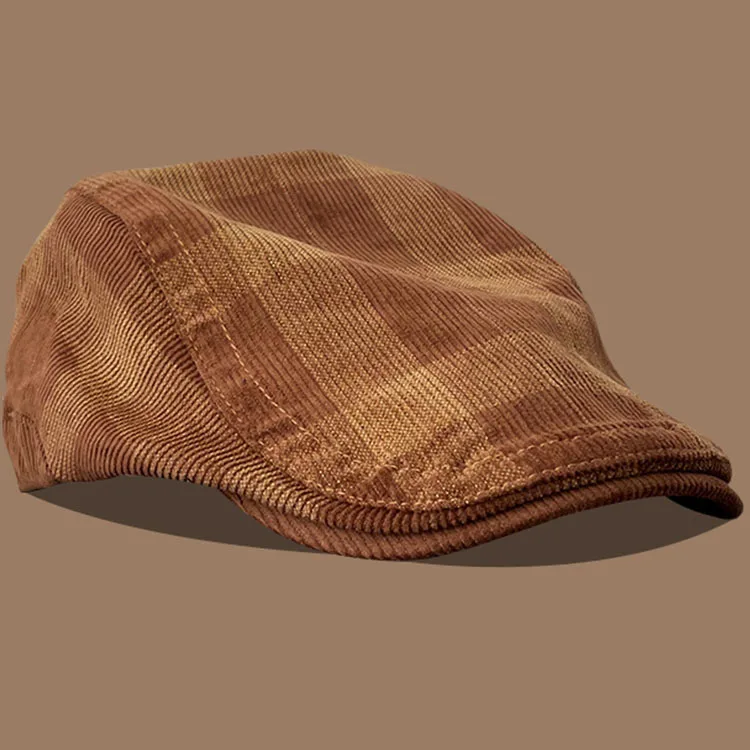 Gorros De Pana Newsboy Para Hombre, Boina A Cuadros Para Hombre