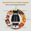 3/4 HP Corded Garbage Disposal for Kitchen Sinks, Continuous Feed Food Waste Disposer, Sound Reduction, Power Cord Includ 6
