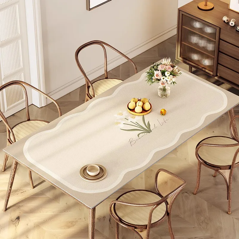 

AS1404 PVC tablecloth modern simple household fresh waterproof oil Nordic ins tablecloth tea table hotel table cloth