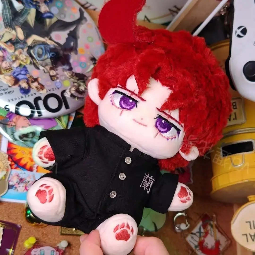 

Anime Kakyoin Noriaki JoJo's Bizarre Adventure 20cm Plush Doll Cotton Body Dress Up Clothes Plushie Cosplay Game Christmas Gift