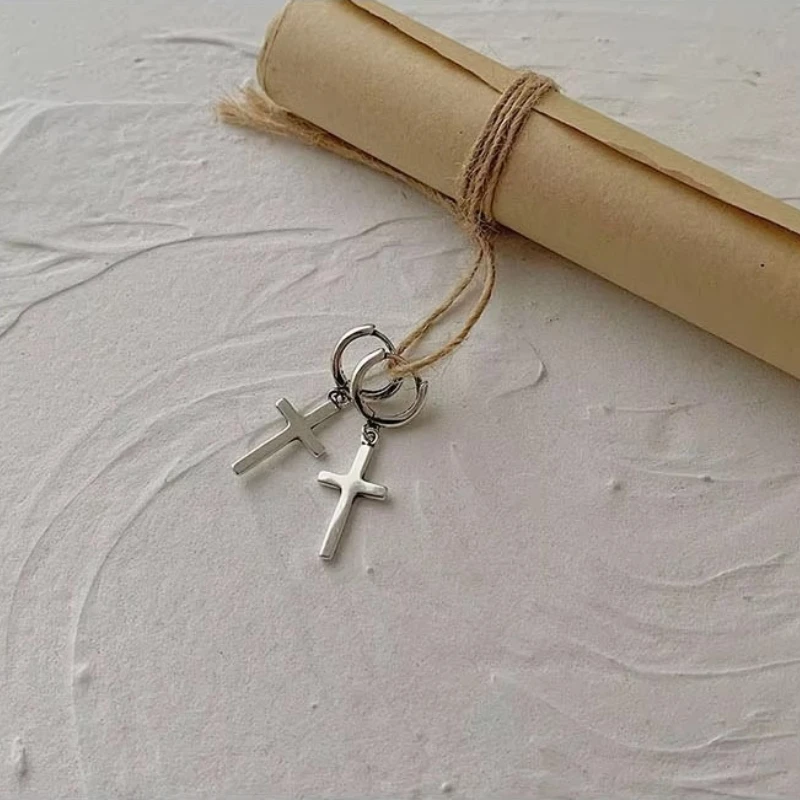 REETI Ohrringe aus 925er-Sterlingsilber, Kreuz-Ohrstecker, kreativer Hot-Sexy-Schmuck für Frauen, individuelles Geschenk