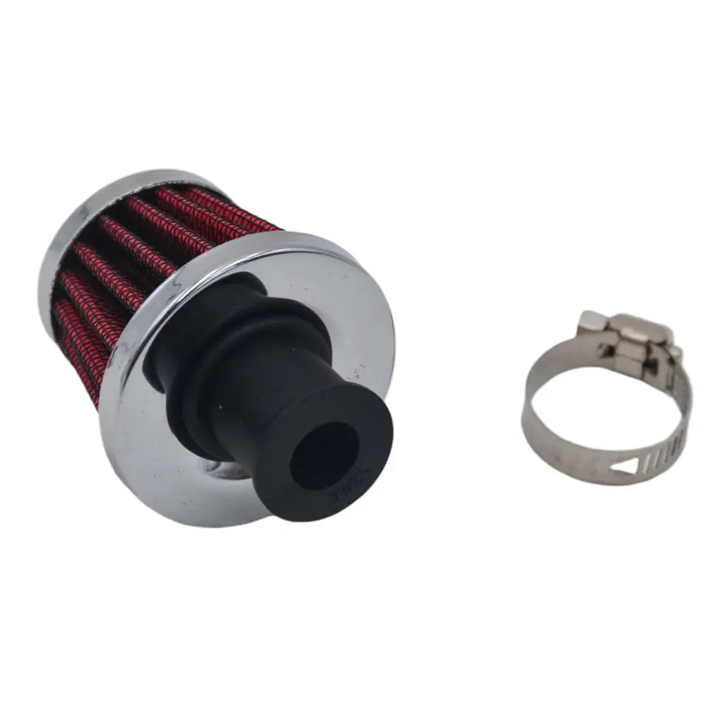 Durable Engine Oil Cold Air Intake Filter 12mm Cover Breather