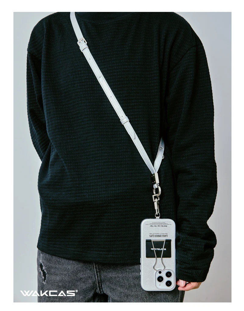 Wakcas Niche Design Leather Stand Folder Case for iPhone