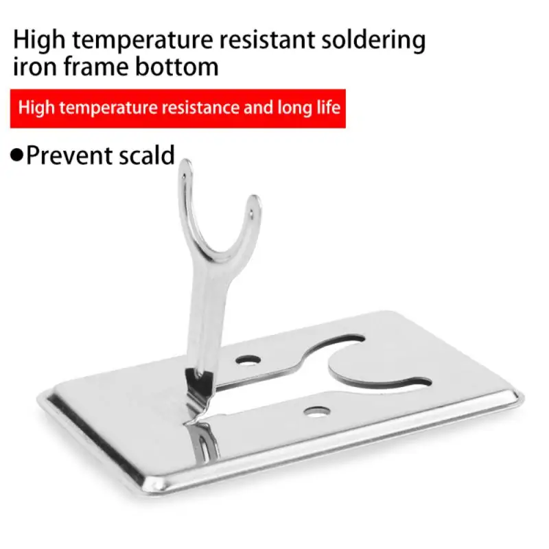 Soldering Iron Stand 3/1Pcs Electric Soldering Iron Stand Holder Metal Support Station With Solder Sponge Frame Y-Type