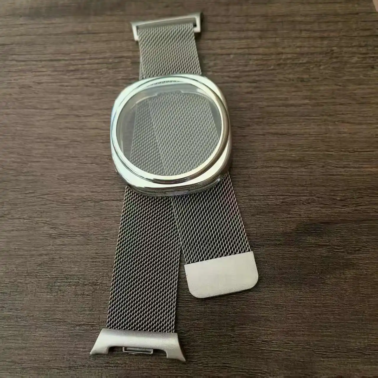 2-Pack Milanese Loop & TPU Case Stainless Steel Metal Watch Bands