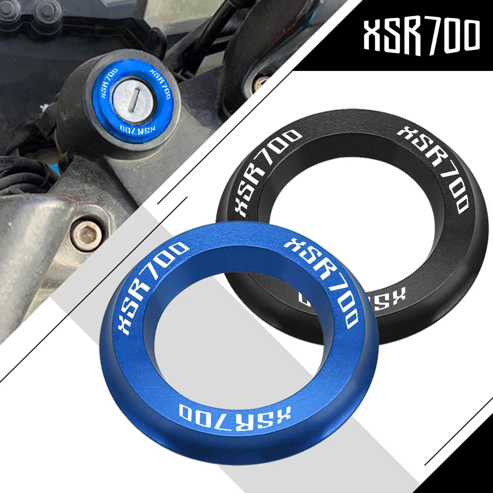 

Motorcycle Ignition Cover Key Switch Ring Decorative Ring Aluminum Accessories FOR YAMAHA XSR700 ABS 2016-2020 XSR 700XTRIBUTE