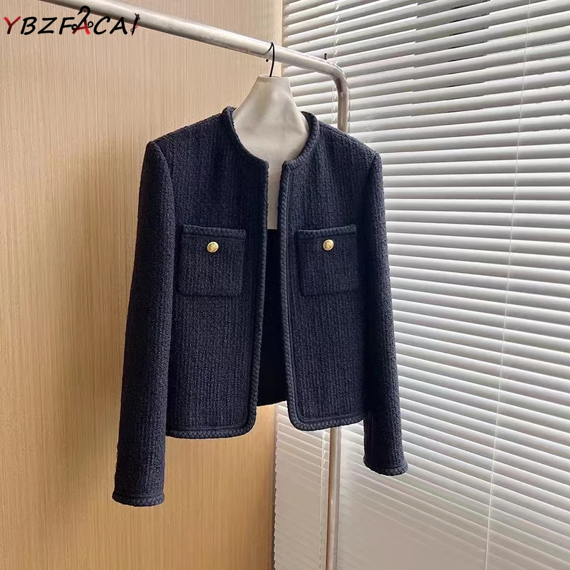 2025 Qiandongge wool small fragrant coat haute couture new  spring women's clothing short, tweed spring and autumn top main image 0
