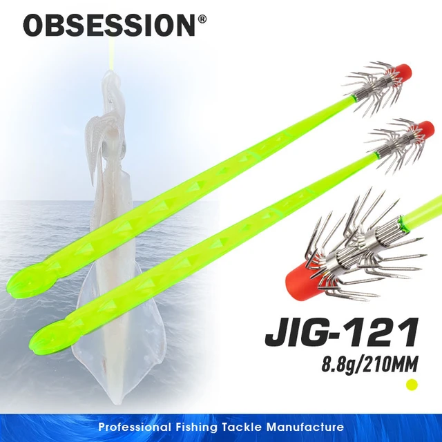 OBSESSION 210cm 8.8g Luminous Wood Shrimp Lures Saltwater Angling