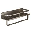 Bathroom Storage Rack Made Of Iron Non Perforated Wall Mounted Storage Rack Home Bathroom Storage Supplies 6