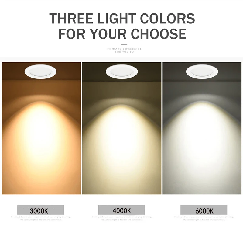 밝기 조절 COB LED 천장 조명 3W 5W 7w 9w 12w 15w18w 회전 AC85-240V