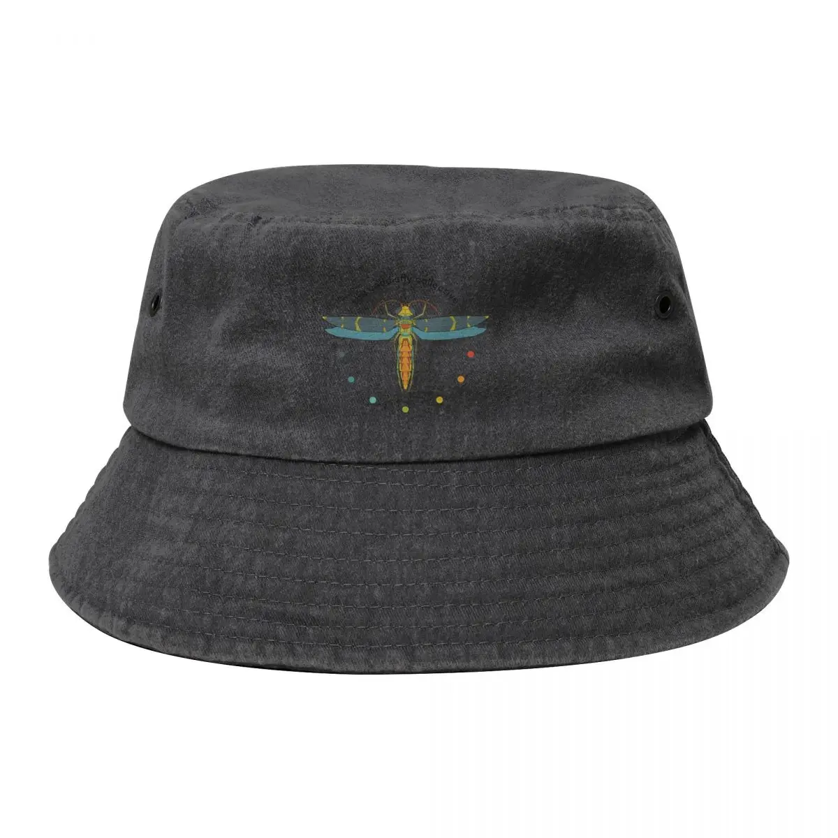 

Caddisfly Collective logo Bucket Hat Cosplay Golf Hat Women's Beach Visor Men's