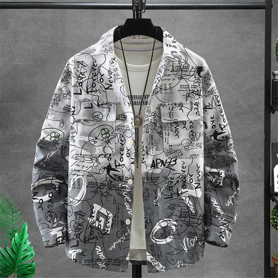 Plus Size 10XL Jacket Men Fashion Gradient Printed Jackets Coats Male  Autumn Hooded Jacket Big Size 10XL _ - AliExpress Mobile