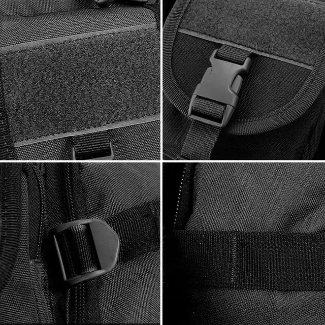 Men's Waist Bag Casual Large Bags Travel Outdoor Camping Utility Tactical Waist Fanny Packs Large Belt Pouch Crossbody Bags 4