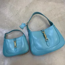 

Genuine leather French armpit bag shoulder bag baguette bag portable messenger bag mini female bag retro