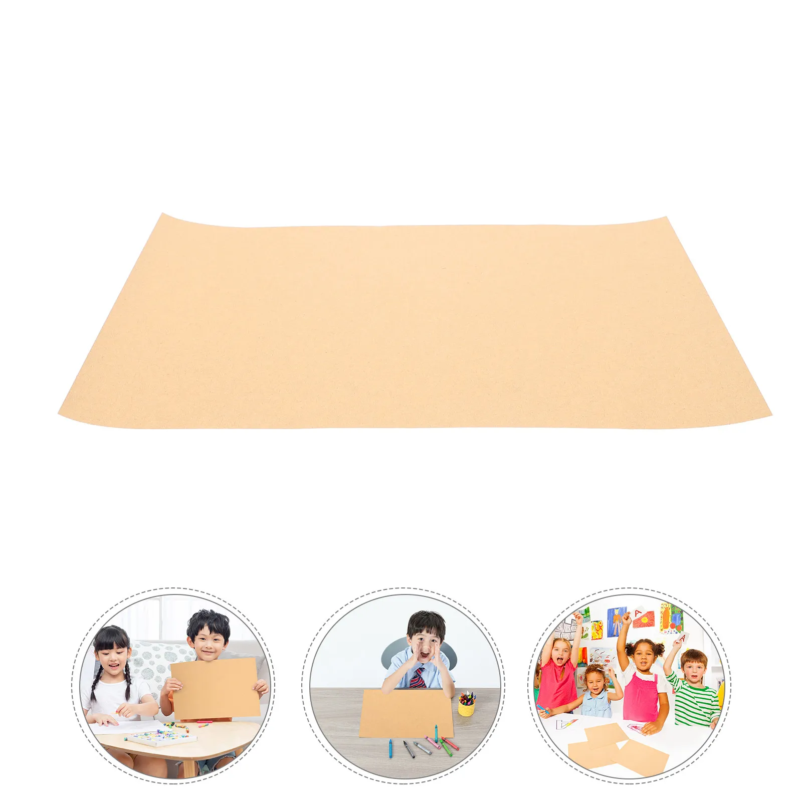 100매 4K 크래프트 드로잉 용지 70g, 그림 연습용 빈 판지, 학생 및 예술가를 위한 미술 용품, 학교 공예품