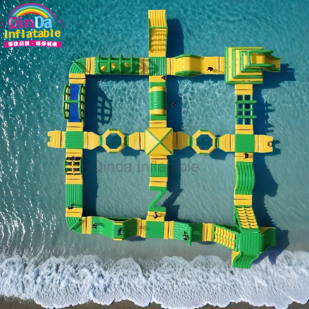 Commercial Adults Sport Aqua Water Fun Park Game Inflatable Floating Aqua Park for Lake and Sea