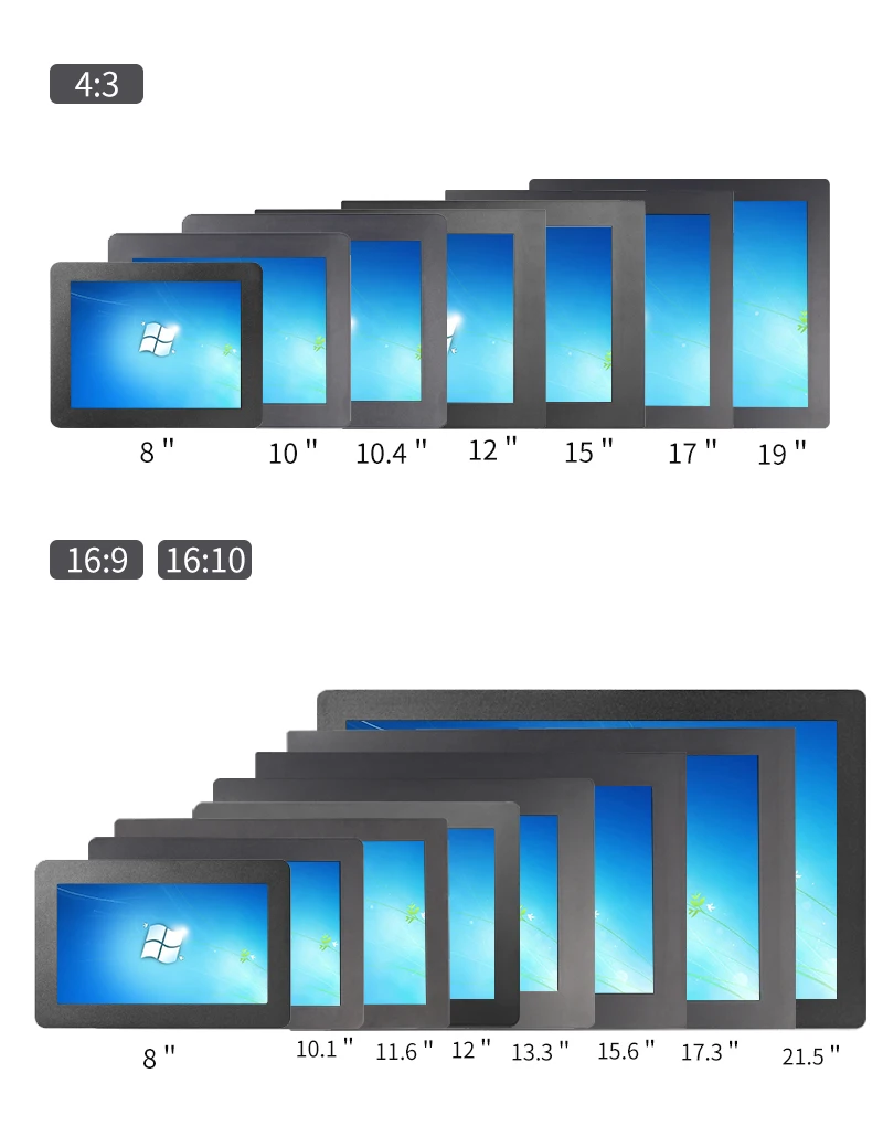 1000 Nits г Ʈ  Ӻ  LCD   ġ ũ ÷, VGA HDMI USB , 18.5 ġ