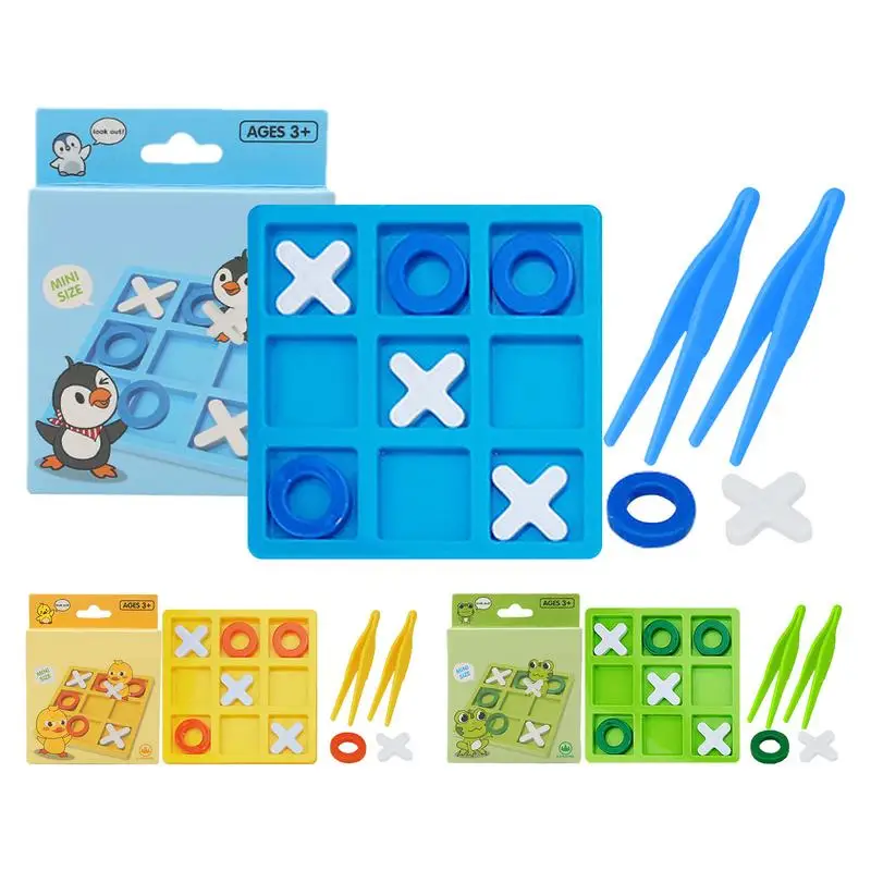 Parent-Child Interaction Leisure Board Game Thinking Training Developing Intelligent Educational Toys OX Chess 6