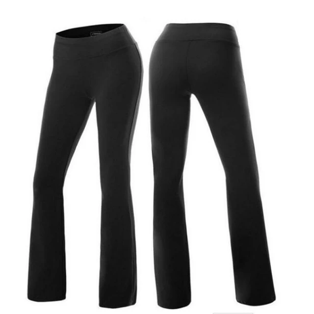 Leggings Yoga Pants Women High Waist Wide Leg Pants Women Gym Sports Black  Flared Pant Plus Size Dance Trousers 2023 New - AliExpress