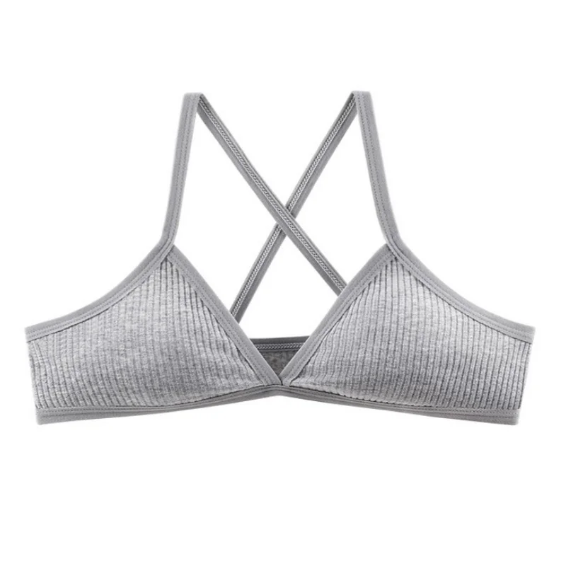 2Pcs/Set Vneck Bras For Women Push Up Bra Without Pads Sexy Lingerie Breathable Sports Bralette Wireless Seamless Underwear 4